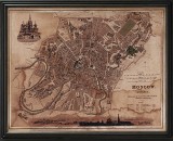 Старинная карта Москвы